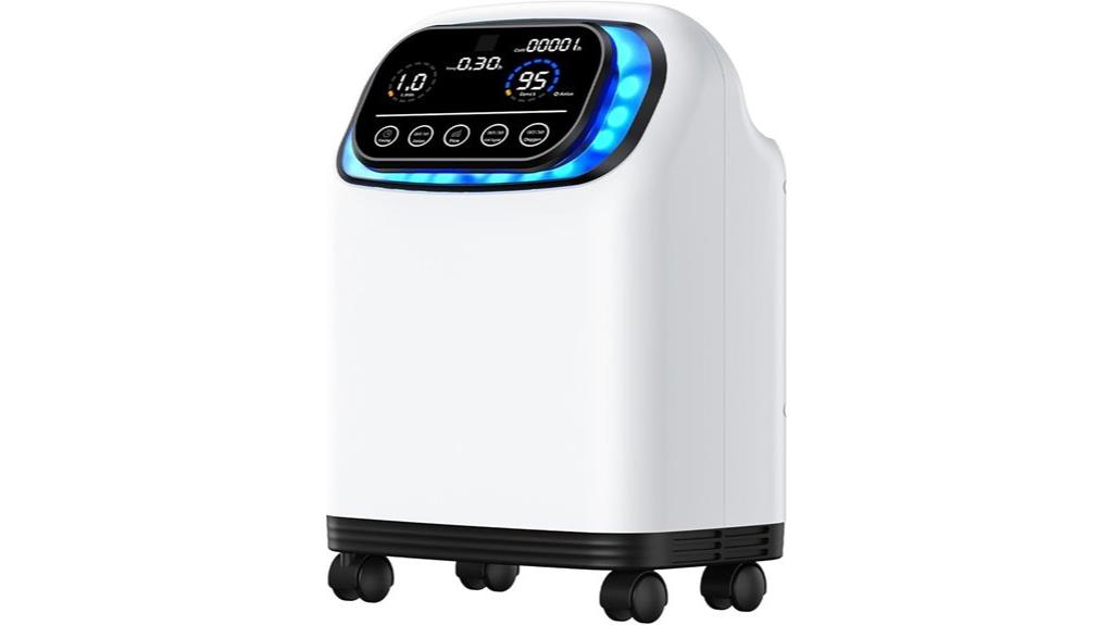 portable adjustable oxygen concentrator