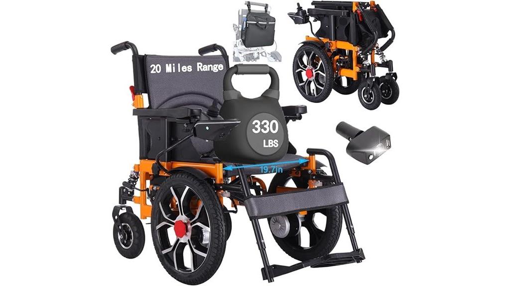 portable adult electric wheelchair