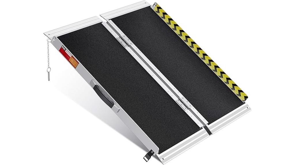 portable aluminum handicap ramp