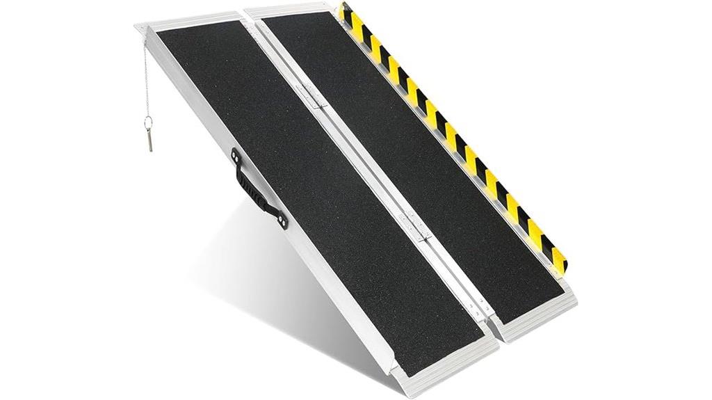 portable aluminum wheelchair ramp
