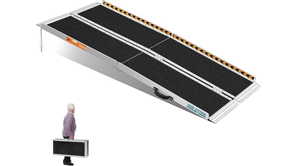 portable aluminum wheelchair ramp