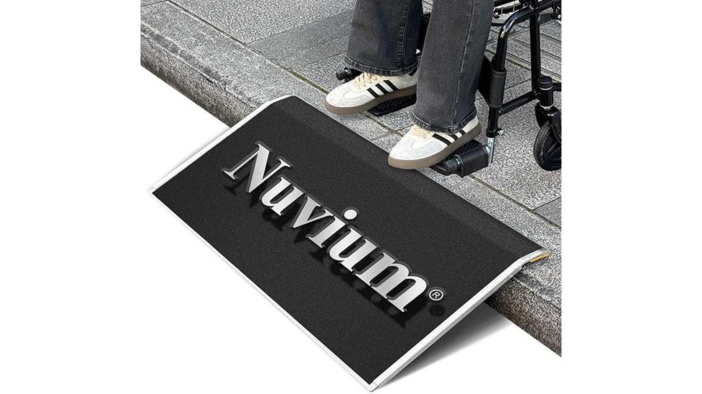 portable anti slip threshold ramp