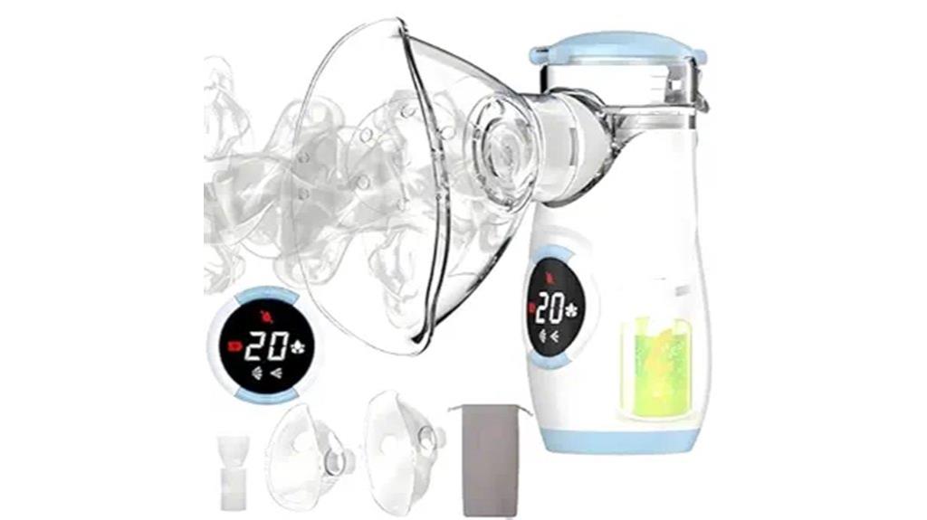 portable auto cleaning nebulizer