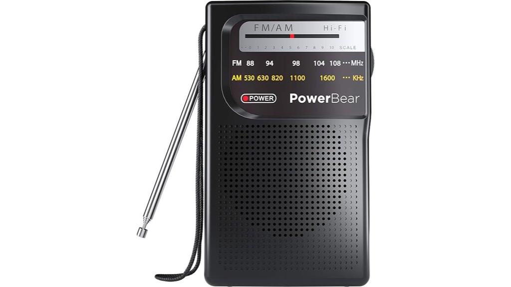 portable battery radio