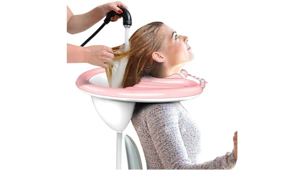 portable bedside shampoo basin