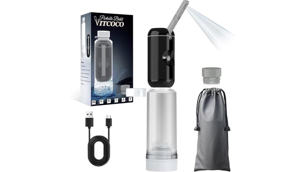 portable bidet with adapter