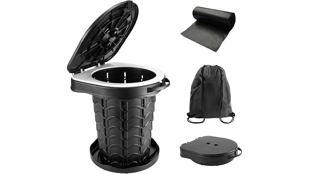portable camping toilet
