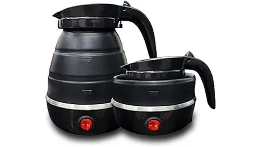 portable collapsible electric kettle