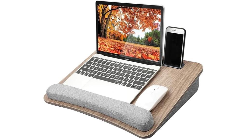 portable cushion lap desk