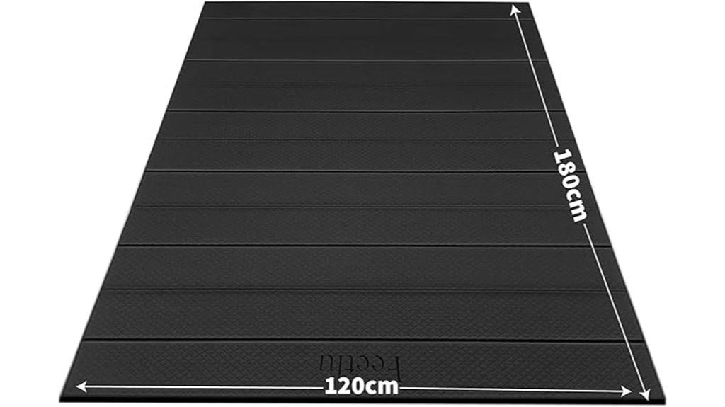 portable cushioned foldable mat
