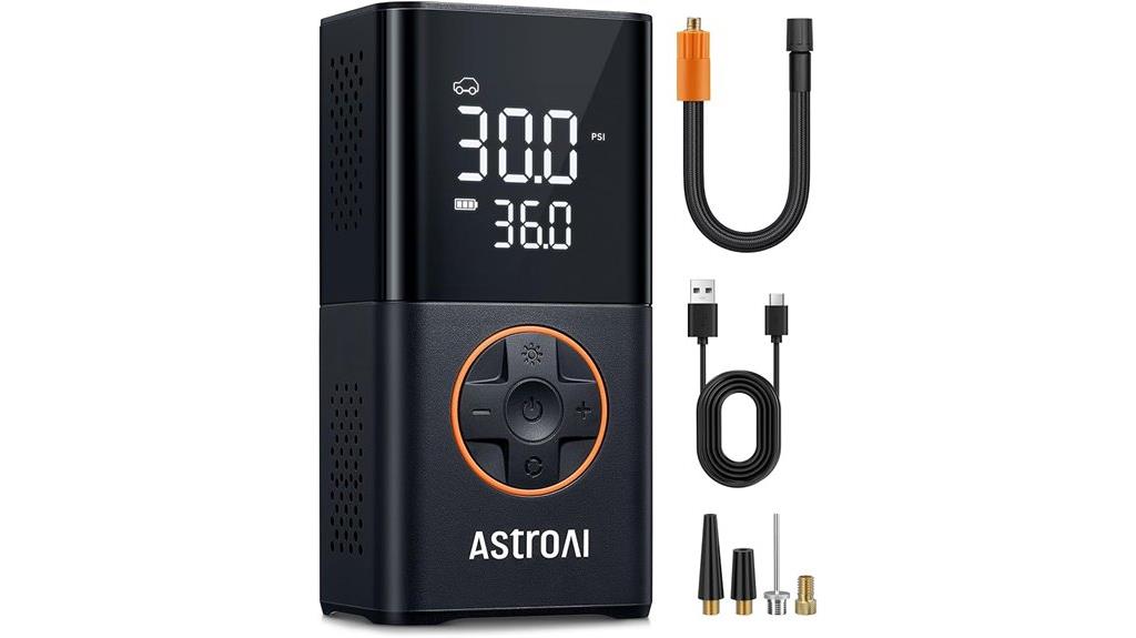 portable digital air compressor