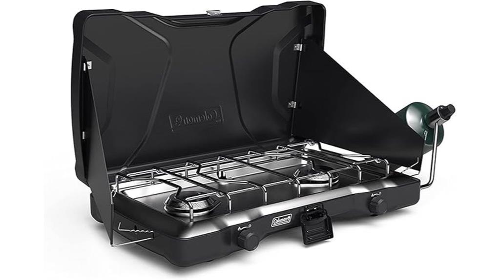 portable dual burner stove
