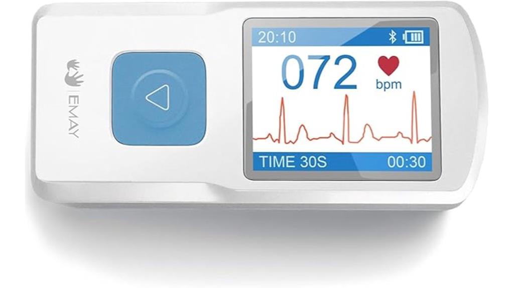 portable ecg with lcd