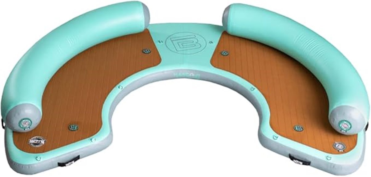 portable floating party dock