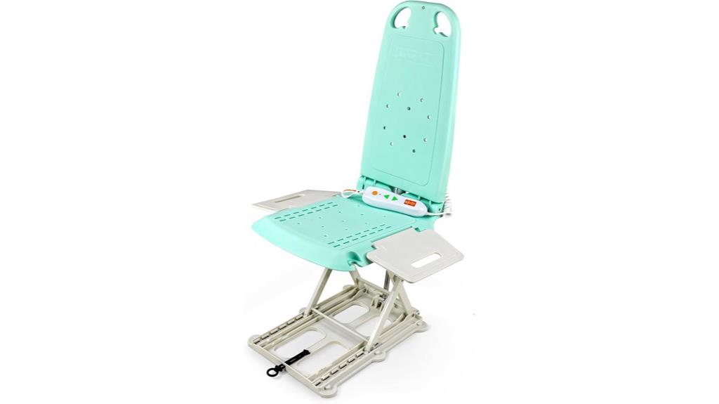 portable floor bath lift