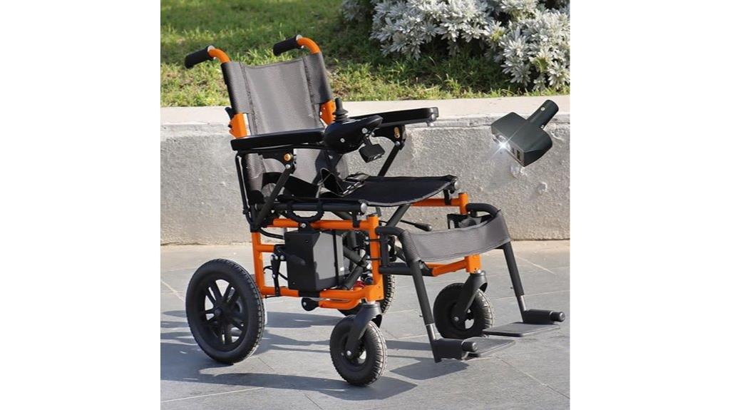 portable folding adult wheelchair