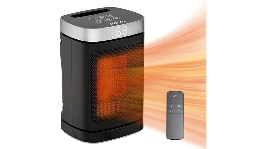 portable heater with rotation