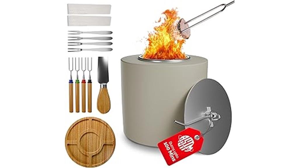 portable indoor outdoor fire pit