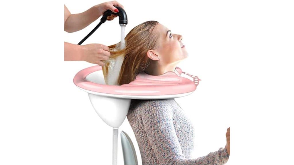 portable inflatable shampoo basin
