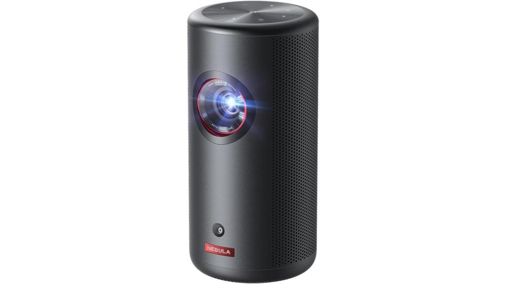portable laser projector with google tv