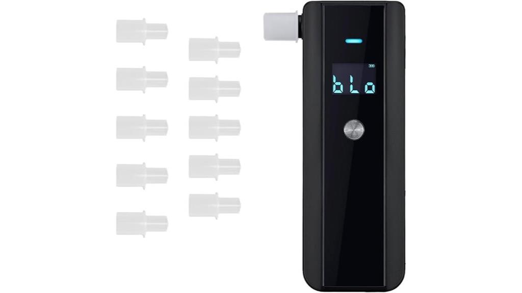 portable lcd breathalyzer