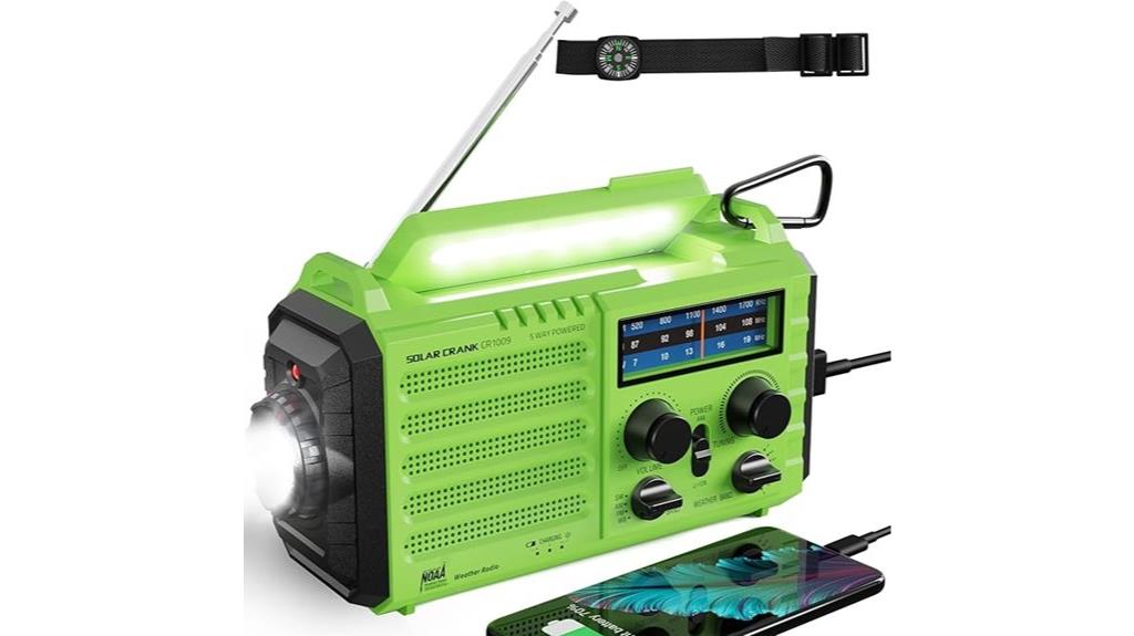 portable multi function emergency radio
