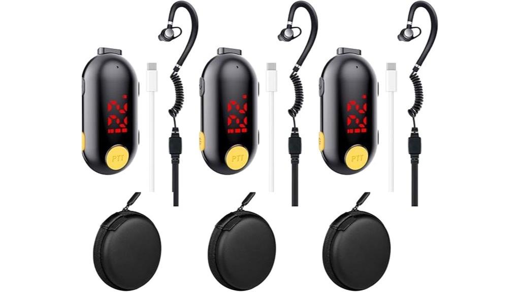 portable multi pack walkie talkies