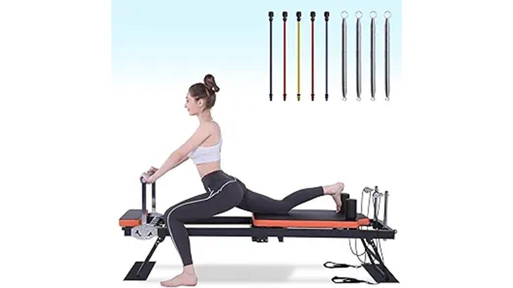 portable pilates reformer machine