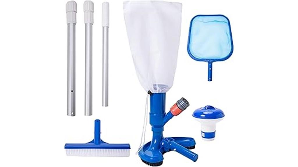 portable pool cleaning kit