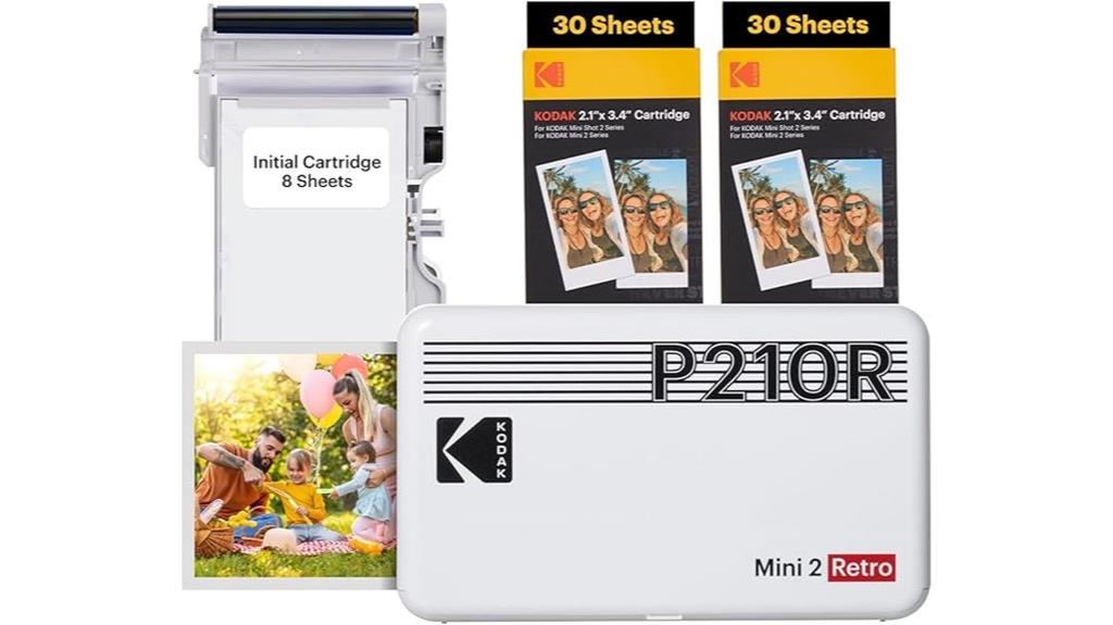 portable printer with sheets