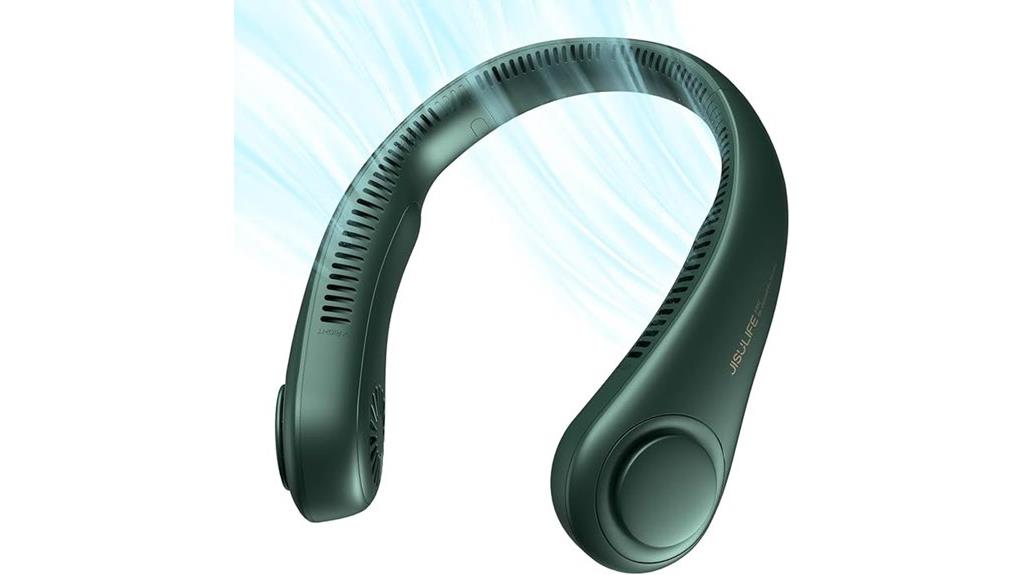portable rechargeable neck fan