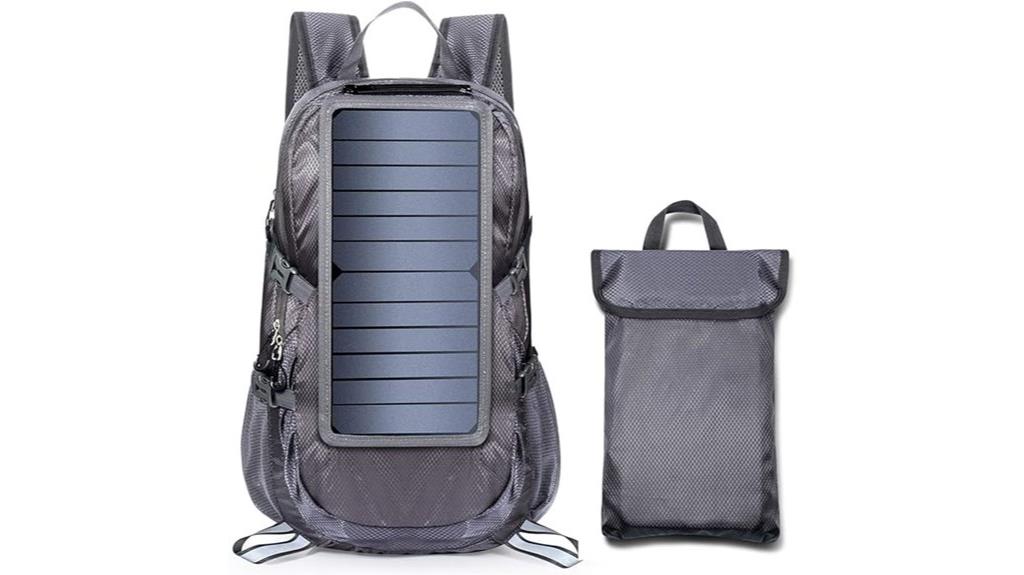 portable solar power backpack