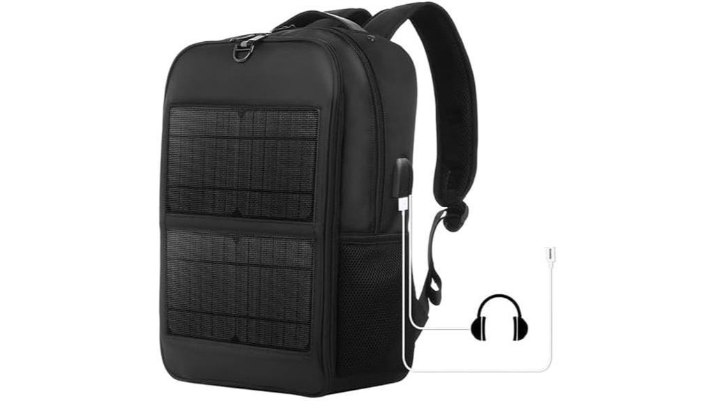portable solar power backpack
