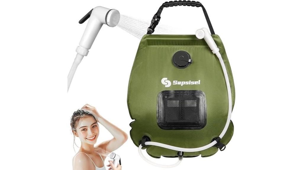 portable solar shower