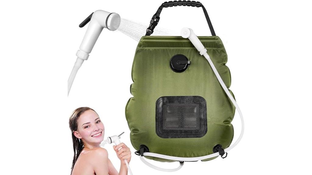 portable solar shower