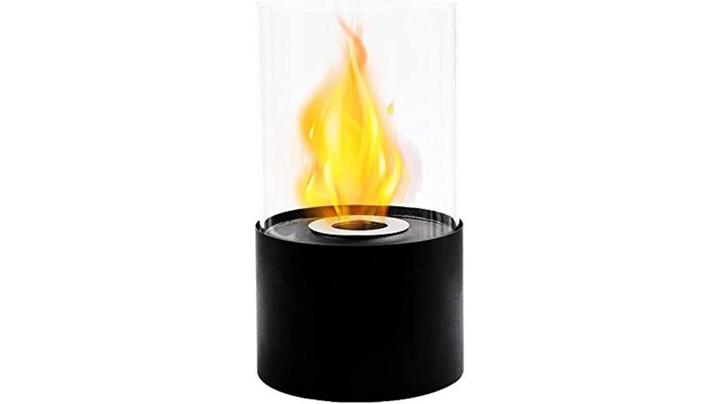 portable tabletop fireplace