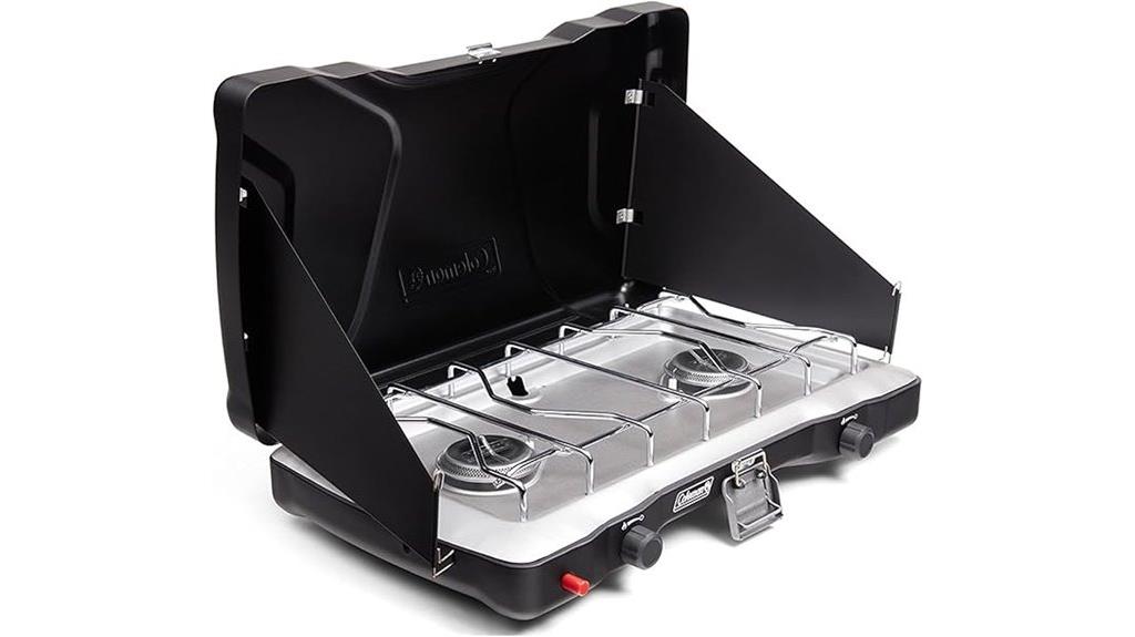 portable two burner stove