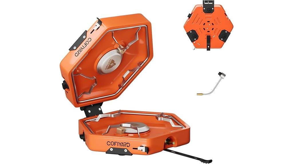 portable two burner stove