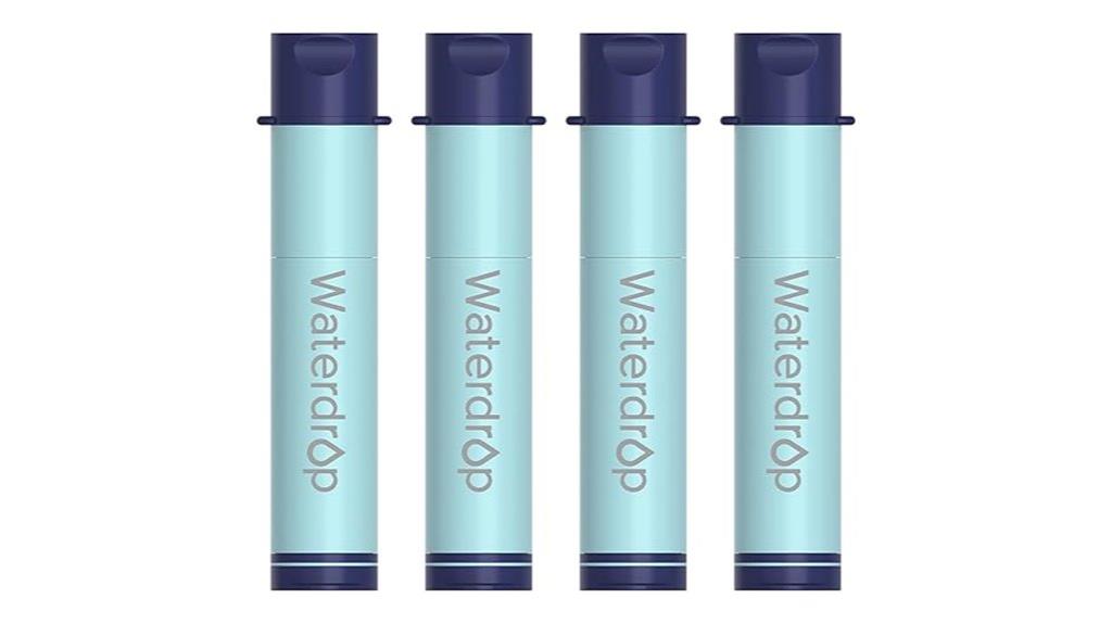 portable water filter straws