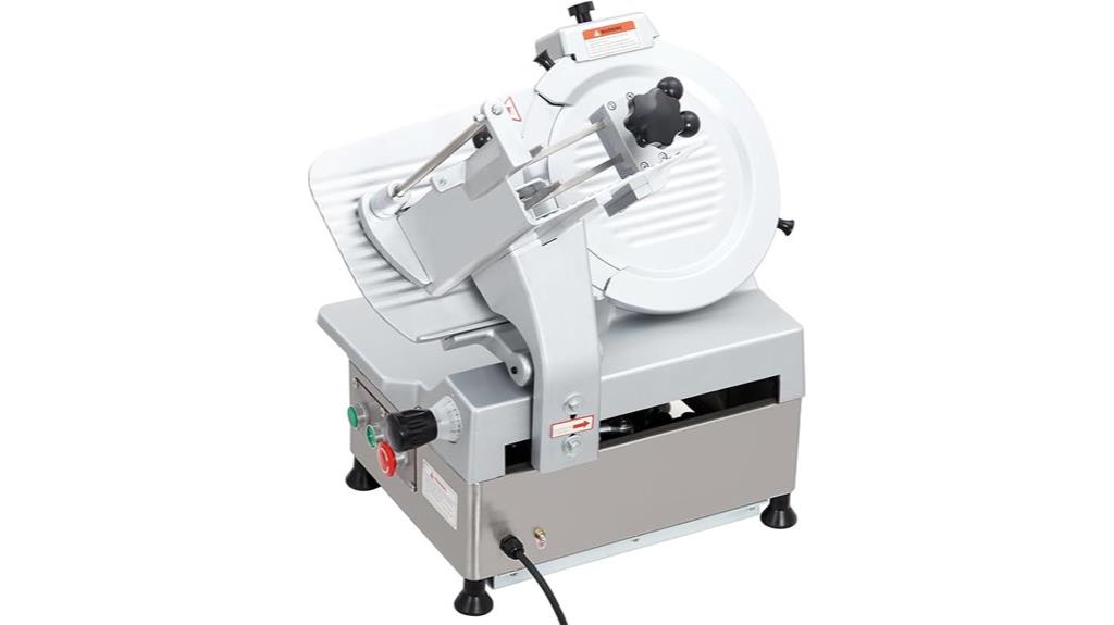 powerful adjustable meat slicer