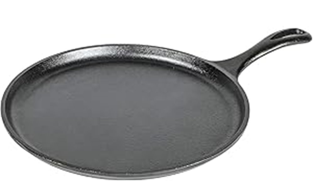 pre seasoned cast iron griddle