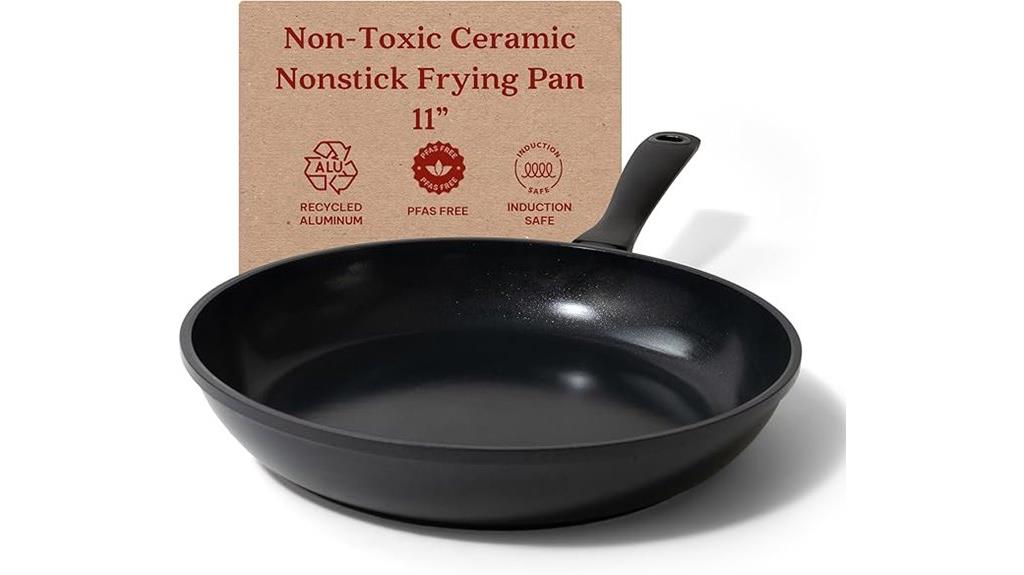 premium ceramic nonstick frying pan