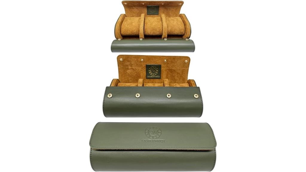 premium leather watch storage
