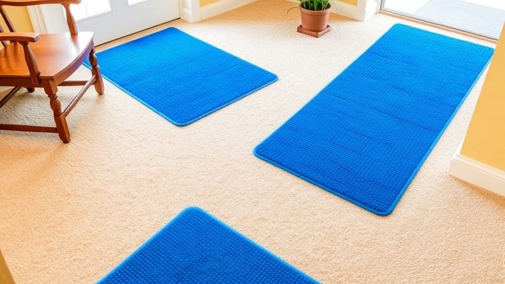 prevent slips with mats