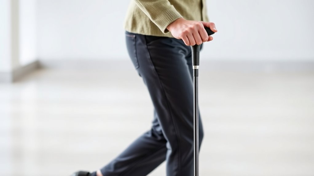 proper cane walking technique