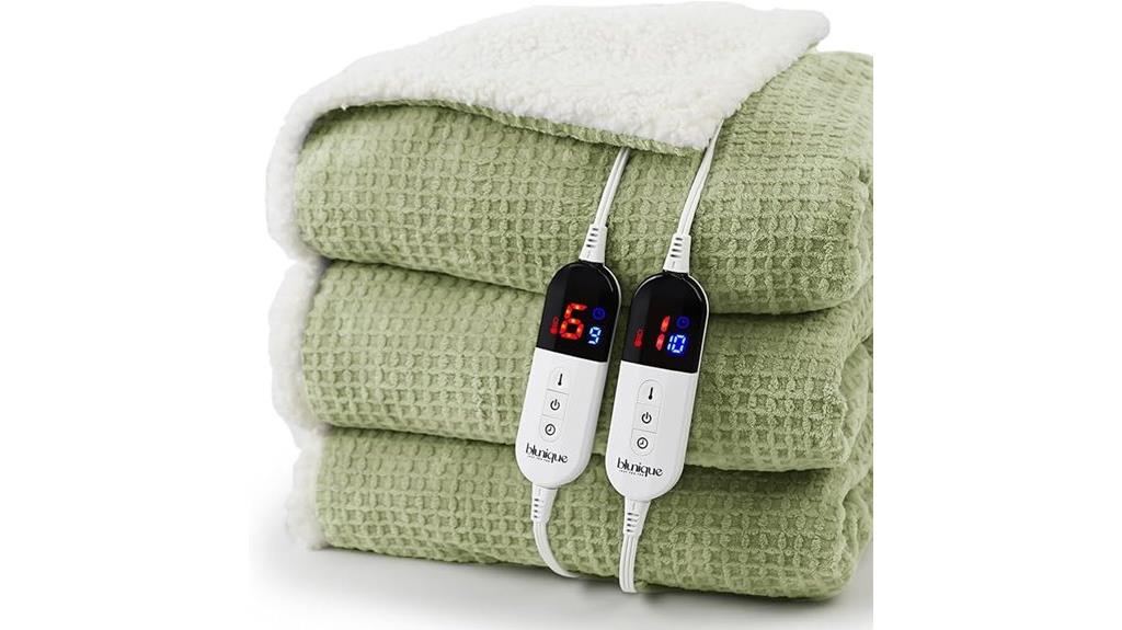 queen sized heated blanket