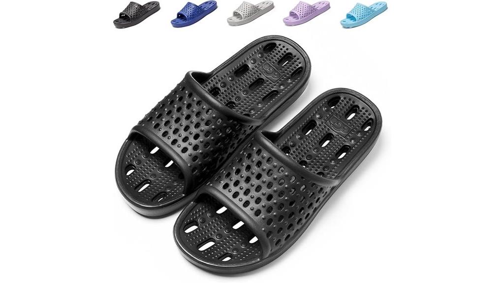 quick drying non slip shower shoes