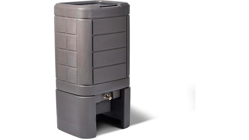 rain barrel with stand
