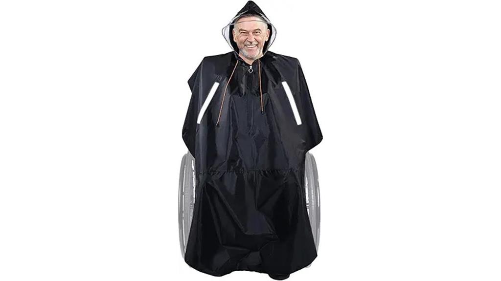 rainproof wheelchair poncho