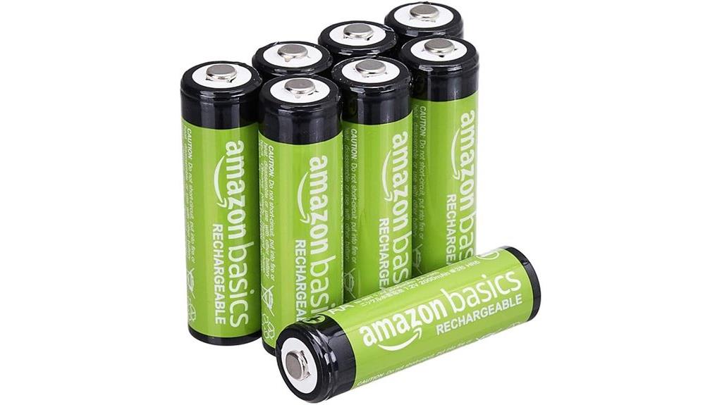 rechargeable aa batteries pack